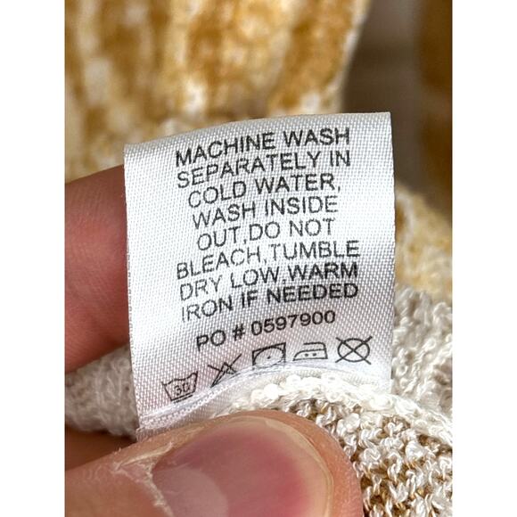 Show Me Your Mumu Womens XS White Cliffside Sandy Knit Cheetah Sweater Top - Picture 7 of 7